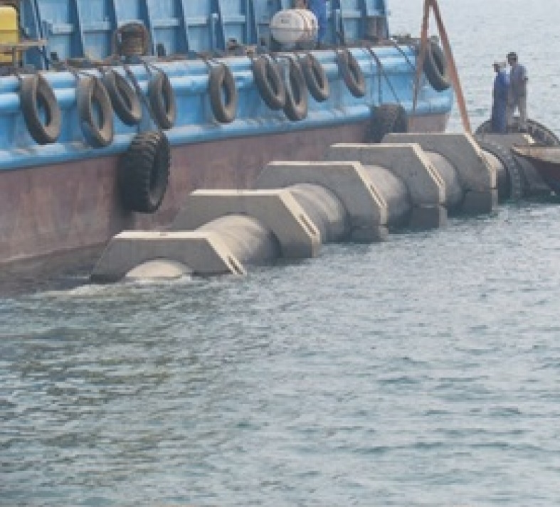Construction of seawater intake/outfall system